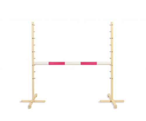 Jumping obstacle for Hobby Horse 120cm, beam pink