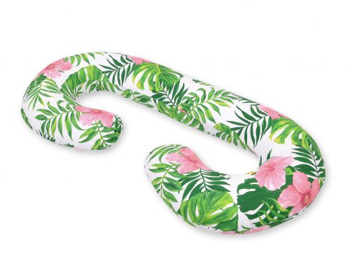 Maternity Support Pillow C - tropical flowers