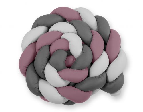 Knot bumper XXL- pastel violet - gray - anthracite