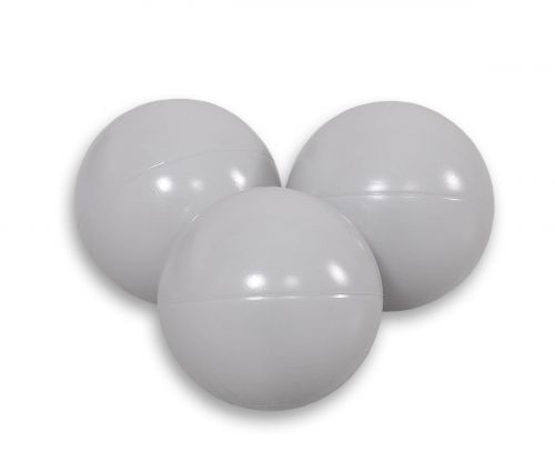 Plastic balls for the dry pool 50pcs - light gray
