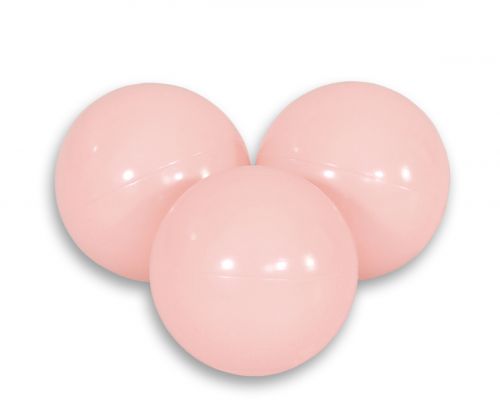 Plastic balls for the dry pool 50pcs - blush