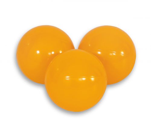 Plastic balls for the dry pool 50pcs - honey yellow