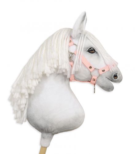 The adjustable halter for Hobby Horse A3 - powder pink