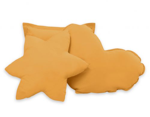 3pcs pillow set - honey yellow