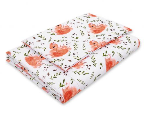Bedding set 2-pcs with filling - white squirrel