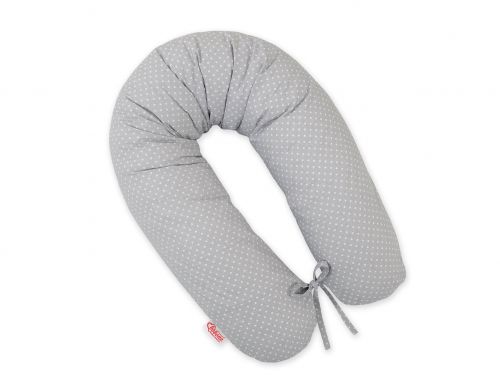 Multifunctional pregnancy pillow Longer - grey dots