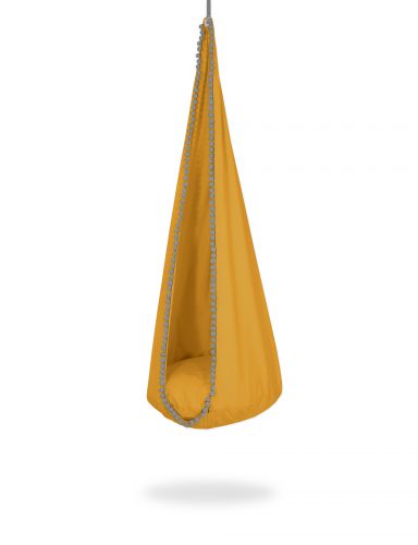 Hanging swing hammock cocoon - honey yellow