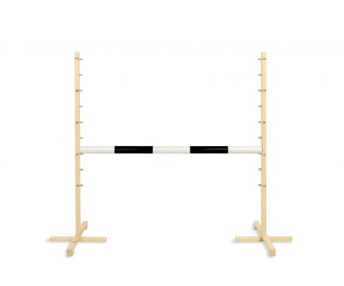 Jumping obstacle for Hobby Horse 120cm beam 50mm - black