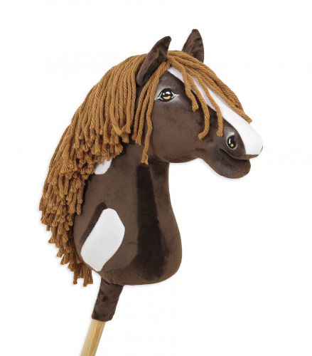 Horse on a stick Super Hobby Horse Premium - western dark bay horse A3