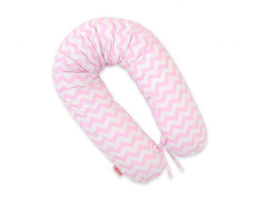 Multifunctional pregnancy pillow Longer - Chevron pink