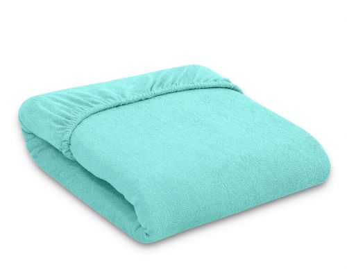 Sheet made of frotte (terry) 120x60cm- mint
