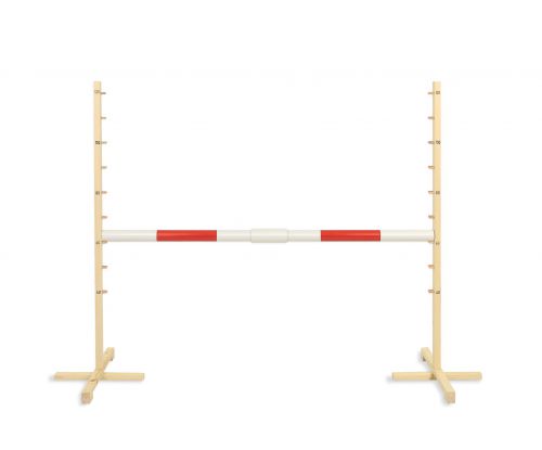 Jumping obstacle for Hobby Horse 160 cm, h-120cm, beam 50mm - red