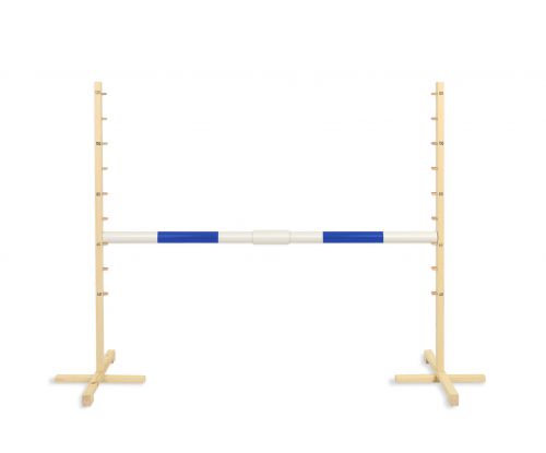 Jumping obstacle for Hobby Horse 160 cm, h-120cm, beam 50mm - blue