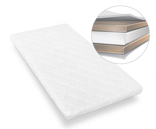 Coco-foam-coco mattress for cot 120x60cm