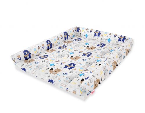 Changing mat for changing table - navy blue bears