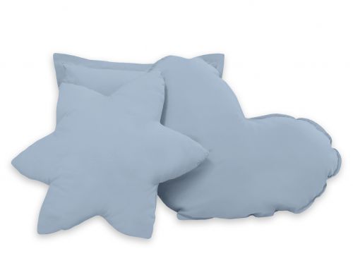 3pcs pillow set - pastel blue
