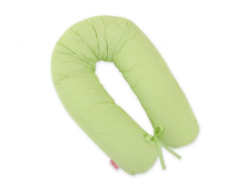 Pregnancy pillow- Longer- Green strips
