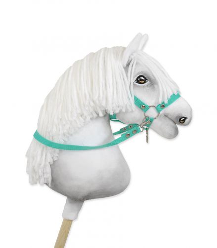 Hobby Horse reins for halters - mint