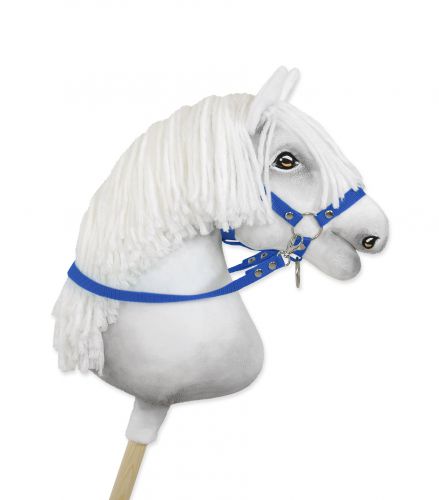Hobby Horse reins for halters - blue
