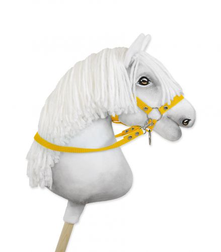 Hobby Horse reins for halters - yellow