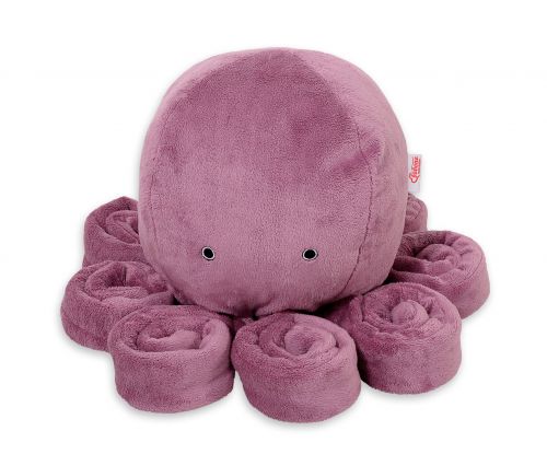 Cuddly octopus big - pastel pink - smooth minky