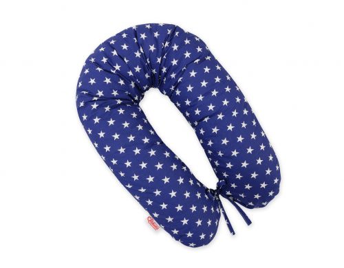 Multifunctional pregnancy pillow Longer- Navy blue stars