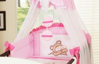 Bedding set 5-pcs with canopy (S)