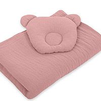 Baby bedding with filling - Teddy Bear - muslin